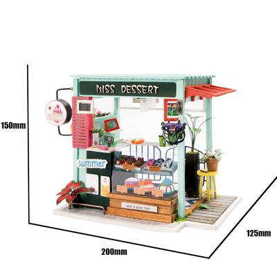 DIY bouwpakket Winkeltje 'Ice Cream Station' - Robotime